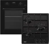 Zestawy AGD - Zestaw AGD do zabudowy Kernau Piekarnik elektryczny KBO 0946 SK B + Płyta gazowa KGH 4346 B - miniaturka - grafika 1