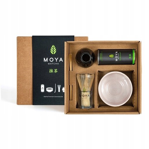 Zestaw do matchy ceremonialny Moya Matcha Tradycyjna i czarka Ume