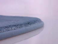 Dywaniki łazienkowe - Dywanik 45 x 70 Łazienkowy Welur Love Niebieski - miniaturka - grafika 1