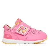 Buty dla dziewczynek - Sneakersy New Balance NW574KP Różowy - miniaturka - grafika 1