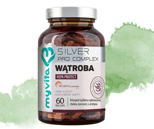 MyVita WĄTROBA Silver Pro Complex. Suplement diety 60sztuk - Suplementy naturalne - miniaturka - grafika 1