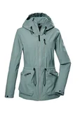 Kurtki damskie - G.I.G.A. DX Damska kurtka funkcyjna/kurtka outdoorowa wodoszczelna z kapturem GS 55 WMN JCKT, aquaverde, 46, 42710-000 - miniaturka - grafika 1
