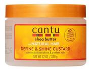 Kosmetyki do stylizacji włosów - Cantu Shea Butter Define & Shine Custard loki - miniaturka - grafika 1