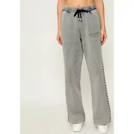 Dresy damskie - Just Cavalli Spodnie dresowe Straight fit - miniaturka - grafika 1