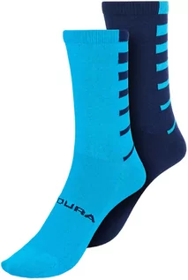 Skarpetki kolarskie - Endura Coolmax Stripe Socks 2-Pack Men, niebieski S-M | EU 37-42 2022 Skarpetki - grafika 1