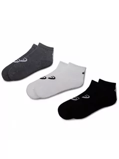 Skarpetki męskie - Asics Zestaw 3 par niskich skarpet unisex 3PPK Quarter Sock 155205 Szary - grafika 1