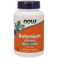 Suplementy naturalne - Now Foods Selenium - Selen 200 mcg (180 kaps.) - miniaturka - grafika 1