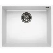 Zlewozmywaki - Elleci Zlewozmywak Quadra 105 BSO K96 Biały - miniaturka - grafika 1