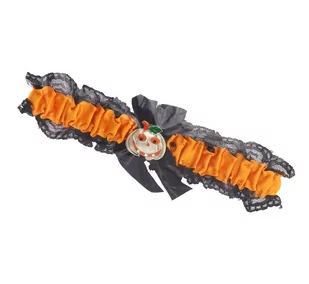 GoDan Podwiązka z dynią, pomarańczowo-szara - Akcesoria do bielizny - miniaturka - grafika 1