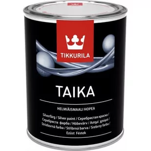 Tikkurila Taika Pearl Paint 0,9l perłowa srebrna-hopea - Farby i impregnaty do drewna - miniaturka - grafika 1