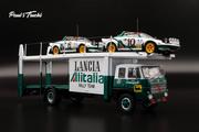 Samochody i pojazdy dla dzieci - Fiat 673 Racing Transporter + 2 X Lancia Stratos 1/43 - miniaturka - grafika 1