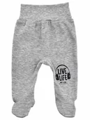 Śpiochy dla niemowląt - MUSIC Półśpioch 68 SZARY - miniaturka - grafika 1