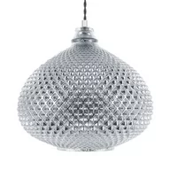 Lampy sufitowe - BLmeble Lampa wisząca srebrna MADON BLmeble - miniaturka - grafika 1