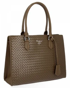 Eleganckie Torebki Damskie Kuferki David Jones Khaki - Torebki damskie - miniaturka - grafika 1