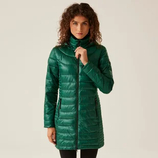 Regatta Damski płaszcz przejściowy ocieplany z kapturem Andel IV Zielony, Rozmiar: 44 - Kurtki i kamizelki sportowe damskie - miniaturka - grafika 1