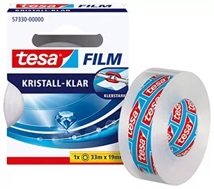 TESA tesafilm 1 Rolle 33m 19mm kristall-klar HFB 57330-00000-03 - Taśmy klejące - miniaturka - grafika 1