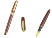 Pióra kulkowe - Pióro kulkowe, brązowe - miniaturka - grafika 1