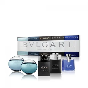 Bvlgari Miniatures Set Men Zestaw Perfum 4x5ml - Zestawy perfum męskich - miniaturka - grafika 1