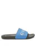 Klapki i japonki męskie - Guess Klapki F5GZ06 BB00F Niebieski - miniaturka - grafika 1