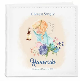 Album na zdjęcia z nadrukiem dla dziewczynki na chrzest - Albumy fotograficzne - miniaturka - grafika 1