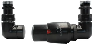 Varioterm Zawór termostatyczny trójosiowy Vision - czarny mat prawy VIGS0224CFK/P - Zawory i kraniki - miniaturka - grafika 1