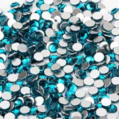 Ozdoby do paznokci - Cyrkonie do paznokci szklane SS10 Blue Zircon 1440 szt paczka - miniaturka - grafika 1