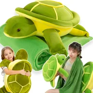 Maskotki i pluszaki - Maskotka Żółwik z kocem 60cm - miniaturka - grafika 1