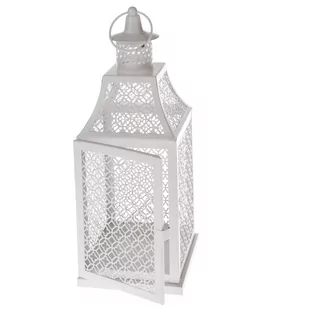 Latarnia metalowa do zawieszenia Stefano, 14,5 x 36 x 14,5 cm - Oświetlenie świąteczne - miniaturka - grafika 1