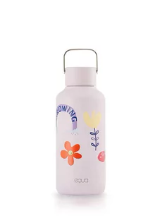 Butelka dziecięca Equa Stainless Steel Timeless 600 ml - flower - Kuchnia turystyczne i akcesoria - miniaturka - grafika 1