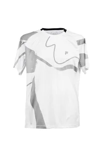 Koszulka męska Fila  T-Shirt Cassian White/Monument M - Koszulki sportowe męskie - miniaturka - grafika 1