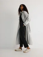 Spodnie damskie - Reserved - Jeansy straight z wysokim stanem - czarny - miniaturka - grafika 1