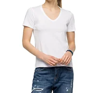 Koszulki i topy damskie - Replay Koszulka damska, 1 Biały, M - miniaturka - grafika 1
