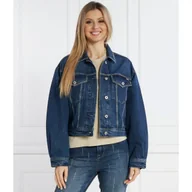 Kurtki damskie - Pepe Jeans London Kurtka jeansowa TURNER SPARKLE | Regular Fit - miniaturka - grafika 1