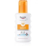 Balsamy i kremy do opalania - Eucerin Sun Kids Spray ochronny na słońce SPF50++ dla dzieci 200ml - miniaturka - grafika 1