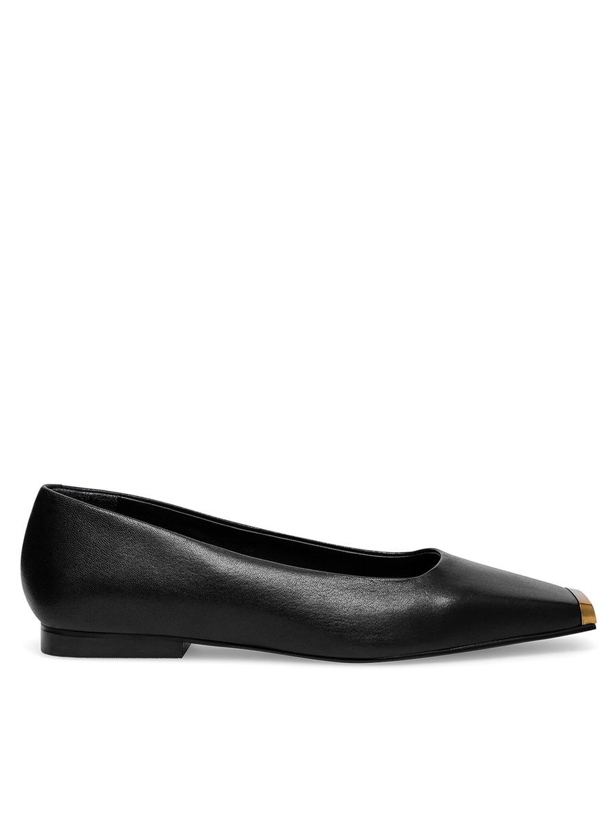 Gino Rossi Baleriny Damskie Czarny ENNA-01