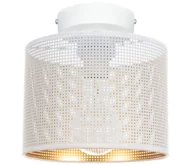 Lampy sufitowe - Plafon ALDO 1xE27/60W/230V śr. 20 cm biały - miniaturka - grafika 1