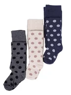 Rajstopy - Rajstopy dziewczęce bawełniane we wzory 3PAK 140-146 YOCLUB - miniaturka - grafika 1