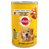 Mokra karma dla psów - Pedigree Kurczak z marchewką w galaretce 400g 22013-uniw - miniaturka - grafika 1