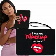 Torebki damskie - Torebka Kopertówka CZARNA Telefon MORE MAKE UP Wz - miniaturka - grafika 1