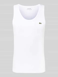 Top o kroju slim fit z czystej bawełny - Koszulki męskie - miniaturka - grafika 1