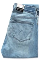 Spodnie damskie - Wrangler, Spodnie damskie, High Rise Skinny Indigo Rules W27Hlo86H, rozmiar W28 L32 - miniaturka - grafika 1