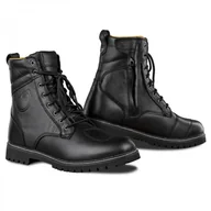 Buty motocyklowe - SHIMA Thomson, buty motocyklowe krótkie skórzane męskie (40-46, czarne), rozmiar 42 - miniaturka - grafika 1