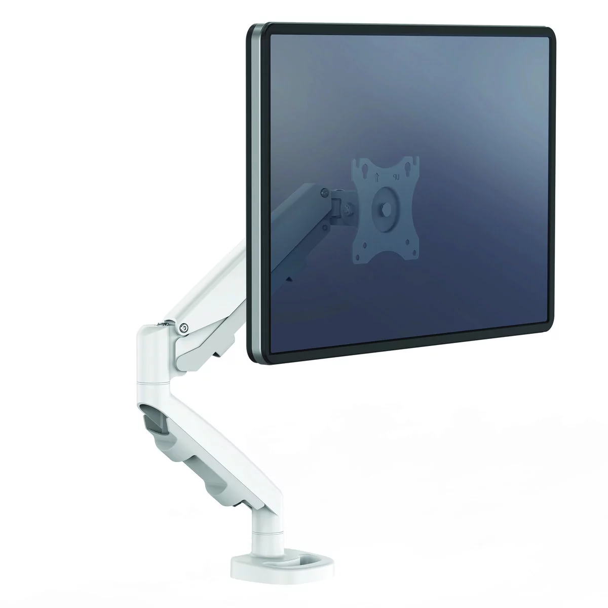 Uchwyt biurkowy na 1 monitor LCD Eppa biały