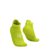 Skarpetki sportowe męskie - COMPRESSPORT Skarpetki do biegania krótkie ProRacing Socks V4 green sheen/white - miniaturka - grafika 1