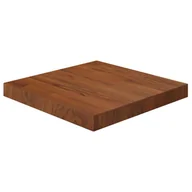 Meble modułowe i akcesoria - Kwadratowy blat do stolika, ciemnobrązowy, 40x40x4 cm, lity dąb! Lumarko! - miniaturka - grafika 1