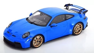 Minichamps Porsche 911 (992) Gt3 2021 Shark Bl 1:18 143069016 - Samochody i pojazdy dla dzieci - miniaturka - grafika 1