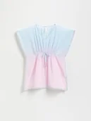 Stroje kąpielowe dla dziewczynek - Reserved - Narzutka plażowa - wielobarwny - miniaturka - grafika 1