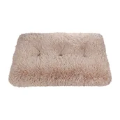 Drapaki dla kotów - Legowisko Dogguru 50x70 cm, miękkie futro shaggy, beżowe - miniaturka - grafika 1