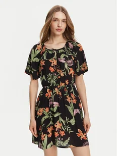 Roxy Sukienka letnia ERJWD03869 Czarny Regular Fit - Sukienki - miniaturka - grafika 1