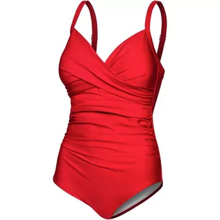 Stroje kąpielowe - Kostium pływacki damski VIVIAN Aqua Speed Kolor czerwony - grafika 1
